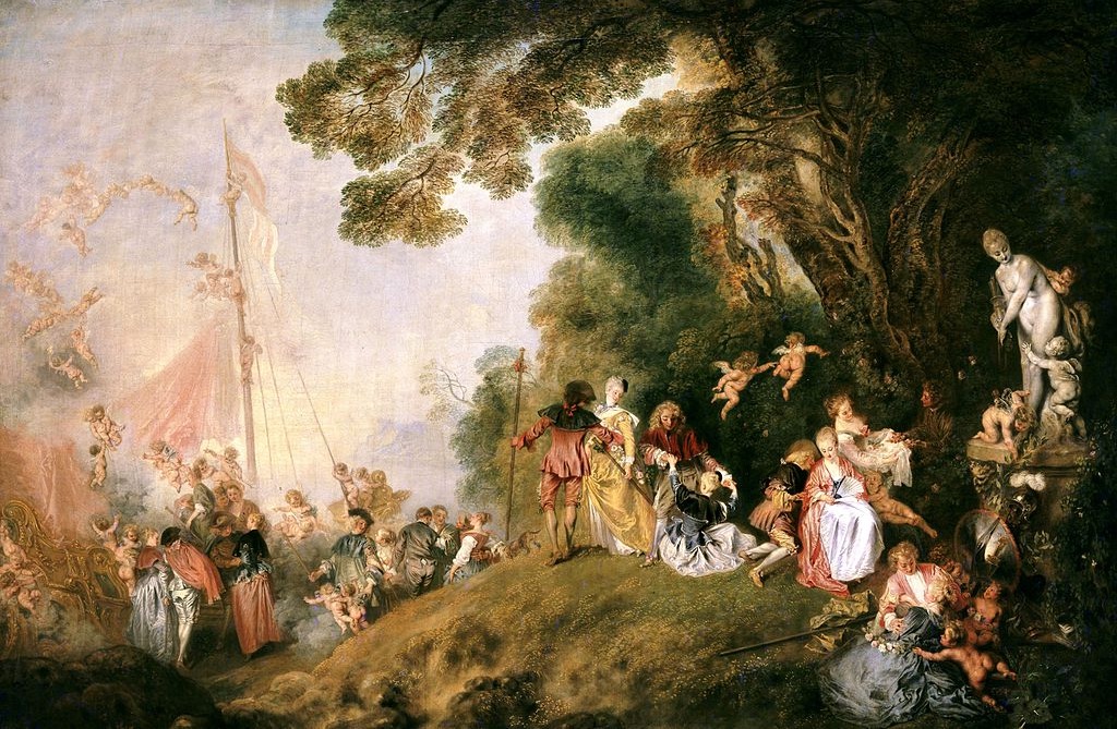 Watteau embarquement cythere